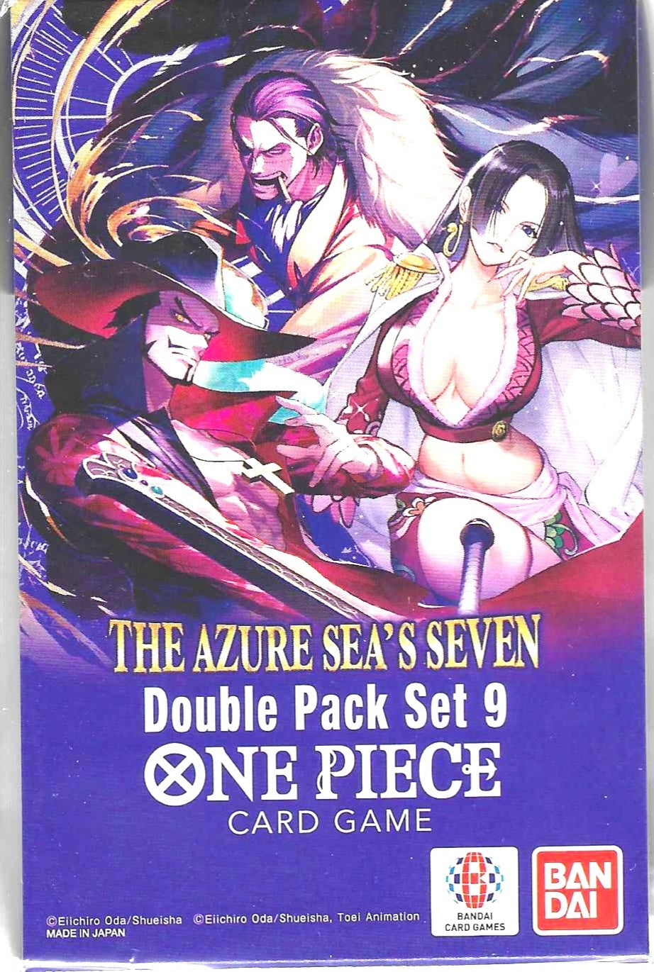 One Piece TCG The Azure Sea's Seven Double Pack Booster (DP-09