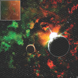 Mats by Mars: Blue Star Eclipse Tabletop Wargaming Space Play Mat