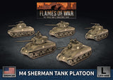 M4 Sherman Tank Platoon - Flames of War