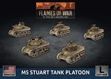 M5 Stuart Tank Platoon - Flames of War