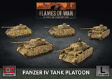 Panzer IV Tank Platoon - Flames of War