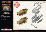 German SD KFZ 251 Transports - Flames of War