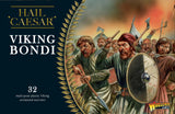 Packaging for the Viking Bondi miniature game, featuring illustrated Viking warriors prepared for battle in a historical fantasy setting.