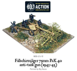German Fallschirmjager 75mm PaK 40 anti tank gun 1943 - 45 - Bolt Action